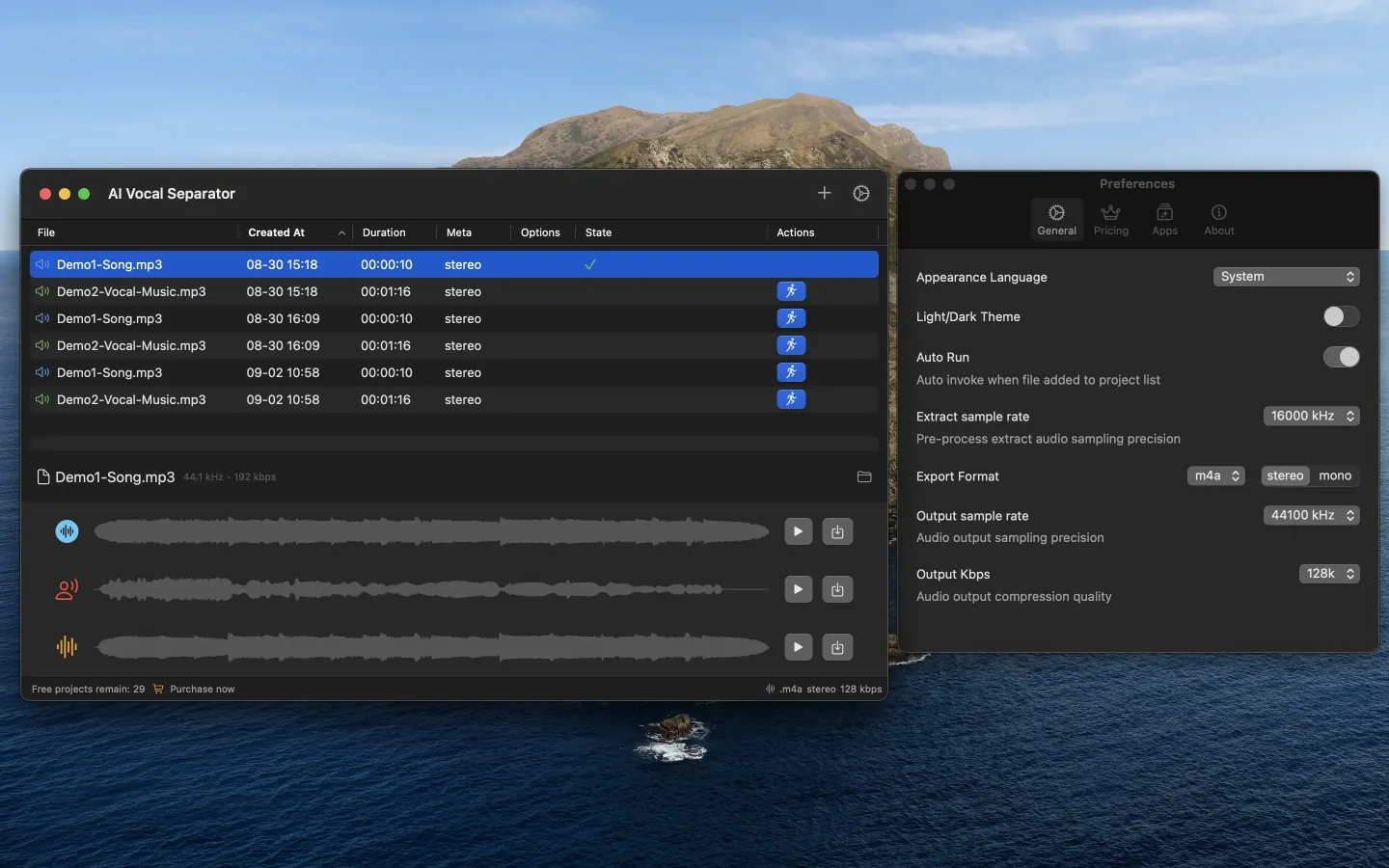 Separate a whole queue at once. — Vocal Separator